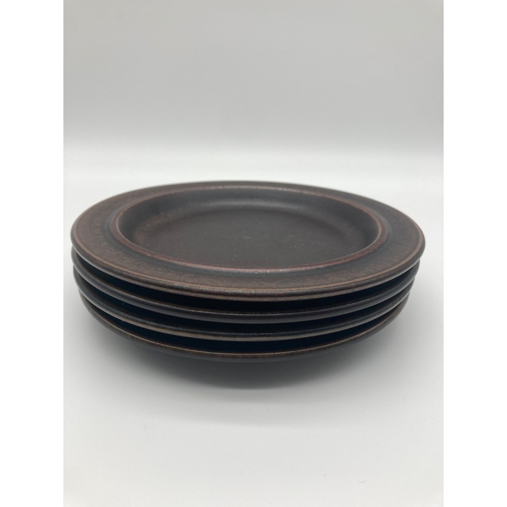 Vintage Arabia Finland Ruska 7" Side Bread Plates Set of 4 Ulla Procopé MCM